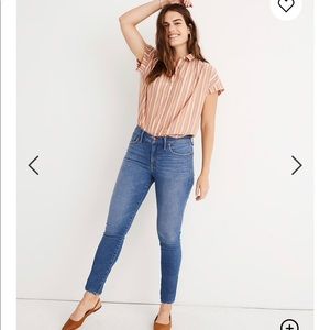 Madewell 9 inch high rise skinny